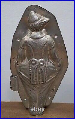 Antique LeTang CLOWN HOLDING PANTS OUT Chocolate Mold #3704