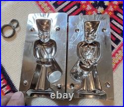 Antique Letang Fils 4352 Soldier Boy Figure Chocolate Mold 4.75 T 2.3 oz