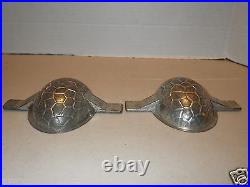 Antique Letang Fils Paris France Metal Chocolate Egg 1529 & 1521 8 Mold Rare