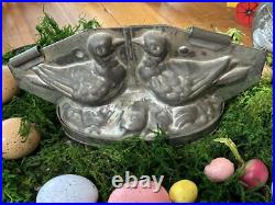 Antique Lg 11 Turtle Doves Chocolate Mold Stamped France 465 1L Antique Lg 11 Turtle Doves Chocolate Mold Stamped France 465 1L