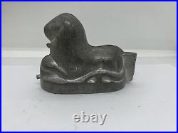 Antique Lion #166 Pewter Chocolate Candy Ice Cream Tri Mold