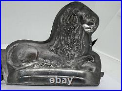 Antique Lion #166 Pewter Chocolate Candy Ice Cream Tri Mold