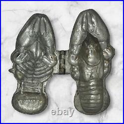 Antique Lobster/ Crayfish #164 Pewter Chocolate Candy Ice Cream