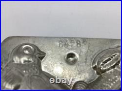 Antique Metal Bunny Chick Egg Chocolate Mold Easter German Van Emden co. N. Y Antique Metal Bunny Chick Egg Chocolate Mold Easter German Van Emden co. N. Y
