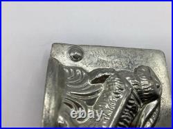 Antique Metal Bunny Chick Egg Chocolate Mold Easter German Van Emden co. N. Y Antique Metal Bunny Chick Egg Chocolate Mold Easter German Van Emden co. N. Y