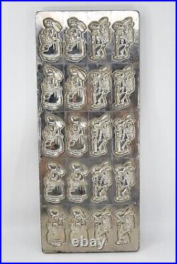 Antique Metal Bunny Rabbit American Chocolate Co. New York Candy Mold Flat Sheet