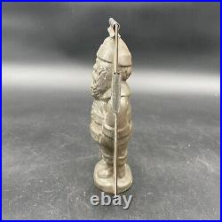 Antique Metal Chocolate Mold Santa Belsnickel Christmas 7 x 4
