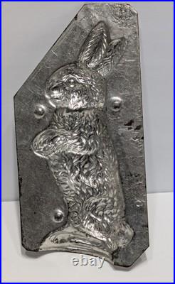 Antique Metal Chocolate Rabbit Mold 6 Tall Jaburg Brothers 2-piece With Clip Antique Metal Chocolate Rabbit Mold 6 Tall Jaburg Brothers 2-piece With Clip