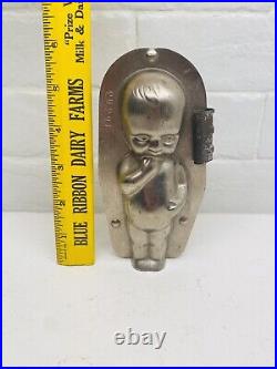 Antique Metal Hollow Chocolate Candy Mold Baby Kewpie Doll