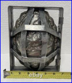 Antique Metal Iron Easter Bunny Chocolate EGG Candy Mold 5 X 8 Rare Find