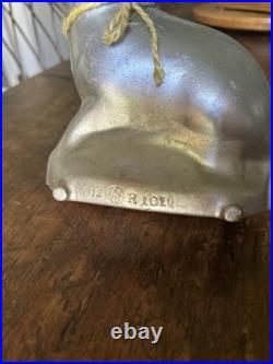 Antique Metal Rabbit Figure Ice Cream Chocolate Mold 2 Pc. 7.25T