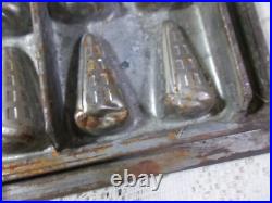Antique Metal Vormenfabriek Christmas Tree Candy Mold-56 Trees