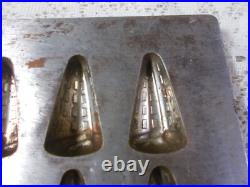 Antique Metal Vormenfabriek Christmas Tree Candy Mold-56 Trees