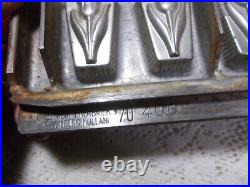 Antique Metal Vormenfabriek Tulip Candy Mold-56 Tulips