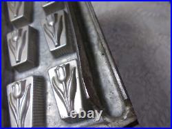 Antique Metal Vormenfabriek Tulip Candy Mold-56 Tulips