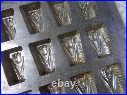 Antique Metal Vormenfabriek Tulip Candy Mold-56 Tulips