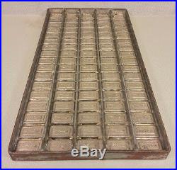 Antique Miniature White's Chocolate Bars Mold Stainless Steel