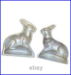 Antique Mold Metal Rabbit Figure Ice Cream Chocolate 2 Pc. 7.25T Antique Mold Metal Rabbit Figure Ice Cream Chocolate 2 Pc. 7.25T