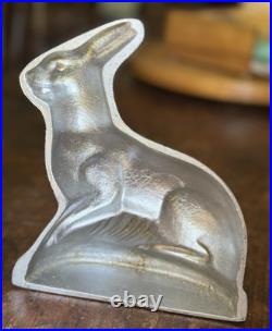 Antique Mold Metal Rabbit Figure Ice Cream Chocolate 2 Pc. 7.25T Antique Mold Metal Rabbit Figure Ice Cream Chocolate 2 Pc. 7.25T