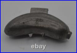 Antique Pewter Ice Cream Candy Hinged Mold Banana Fletcher Mfg. Co. 1890s