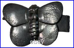 Antique Pewter S & C CO BUTTERFLY ICE CREAM / CHOCOLATE Mold #181