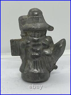 Antique Pilgrim Turkey #M1208 Pewter Chocolate Candy Ice Cream Mold