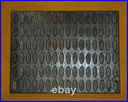 Antique Professional Chocolate Candy Mold Vintage Heavy Metal Plaque Vienna