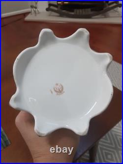 Antique R. S. Prussia Red Mark Chocolate Pot Mold 643 White Red Pink Roses Antique R. S. Prussia Red Mark Chocolate Pot Mold 643 White Red Pink Roses