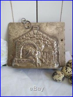 Antique Rare Hansel and Gretel Chocolate mold dutch Tilburg vormenfabriek