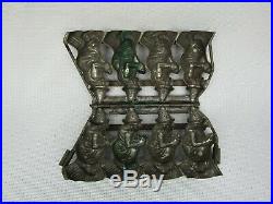 Antique Reiche No 24270 Witch(es) On Brooms Solid Steel Chocolate Mold