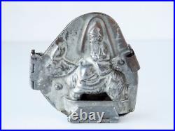 Antique SANTA / Père Noël RIDING DONKEY Chocolate Mold