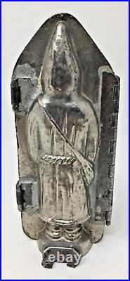 Antique Saint Nicholas Hinged Chocolate Mold