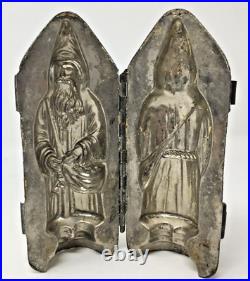 Antique Saint Nicholas Hinged Chocolate Mold