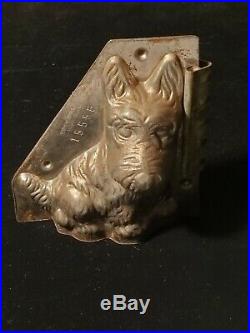 Antique Scottie Dog by Vormenfabriek #15556 Vintage Metal Candy/ chocolate Mold