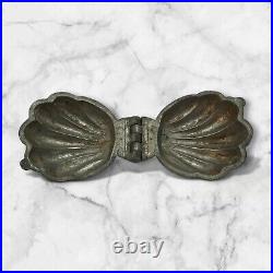 Antique Seashell Clam Oyster #885 Pewter Chocolate Candy Ice Cream