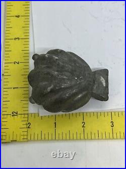 Antique Seashell Clam Oyster #885 Pewter Chocolate Candy Ice Cream