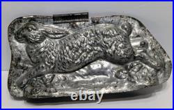 Antique Silver-flashed-Copper 8 Bunny Chocolate Candy Mold #4601 Ultra Rare Antique Silver-flashed-Copper 8 Bunny Chocolate Candy Mold #4601 Ultra Rare