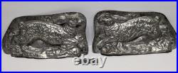 Antique Silver-flashed-Copper 8 Bunny Chocolate Candy Mold #4601 Ultra Rare Antique Silver-flashed-Copper 8 Bunny Chocolate Candy Mold #4601 Ultra Rare