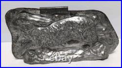 Antique Silver-flashed-Copper 8 Bunny Chocolate Candy Mold #4601 Ultra Rare Antique Silver-flashed-Copper 8 Bunny Chocolate Candy Mold #4601 Ultra Rare