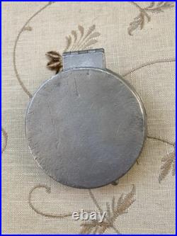 Antique Skull & Crossbones Medallion Pewter Chocolate Candy Ice Cream Mold #508