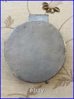 Antique Skull & Crossbones Medallion Pewter Chocolate Candy Ice Cream Mold #508
