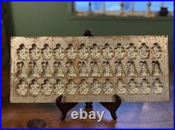 Antique St. Nicholas & Black Peter Christmas Chocolate Mold