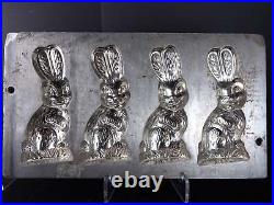 Antique Steel Easter Bunny Chocolate mold