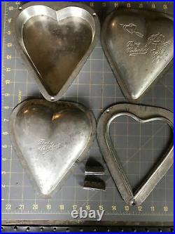 Antique T C Weygandt Co. Valentine Heart Chocolate Mold RARE