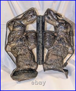 Antique T. C. Weygandt Rabbit Chocolate Mold Early 1900s. 11.5 tall / 6 wide Antique T. C. Weygandt Rabbit Chocolate Mold Early 1900s. 11.5 tall / 6 wide