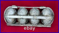 Antique TC Weygandt Football Hinged Mold 9 Rare! (A)