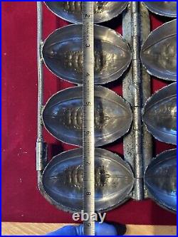 Antique TC Weygandt Football Hinged Mold 9 Rare! (A)