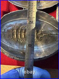 Antique TC Weygandt Football Hinged Mold 9 Rare! (A)