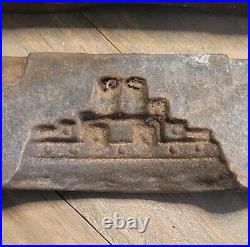 Antique Thomas Mills & Bro Cast Battleship Boat Candy Chocolate Mold #256 9x1.5