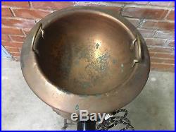 Antique Thomas Mills Bros. Copper Candy Chocolate Double Boiler Melting Pot
